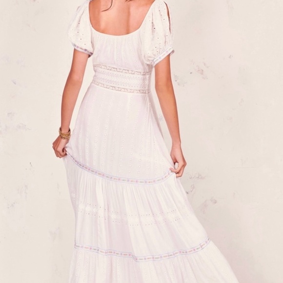 Rare LoveShackFancy White Ryan Dress 6 - Picture 2 of 12